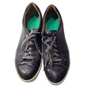 Magnanni Costa‎ Black Leather Low Top Sneakers Men’s Size 11